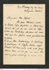Nachlass Franz Steindachner, Brief von A. Brauer an Franz Steindachner (11.02.1904), Inv.Nr. 53.01, Seite 1